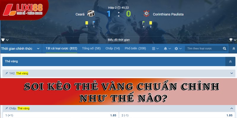 Kèo Thẻ Vàng - Hướng Dẫn Chi Tiết Và Cách Soi Kèo Chuẩn