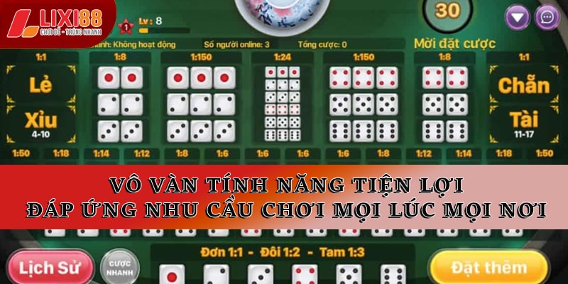 Game Tài Xỉu Online Tại Lixi88 Trải Nghiệm Cá Cược Hấp